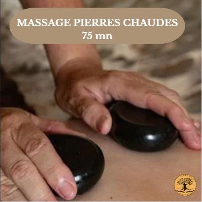 CARTE CADEAU MASSAGE PIERRES CHAUDES 75 mn